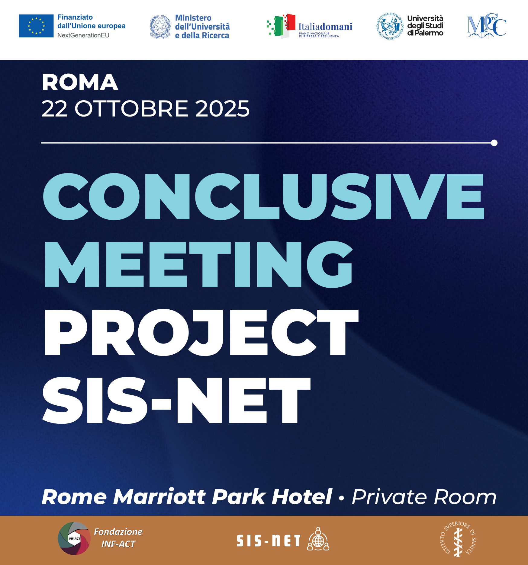 Meeting conclusivo del Progetto SIS-NET